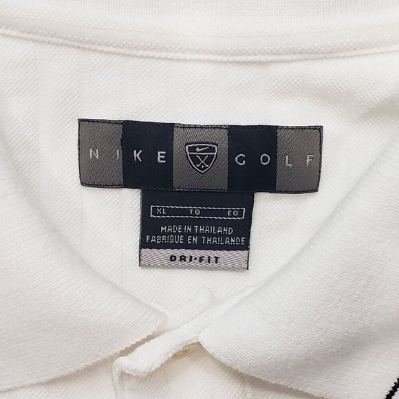 VTG 90s Nike Golf Mickey Polo Shirt Embroidered Logo Disney White Mens XL RARE - Picture 8 of 12